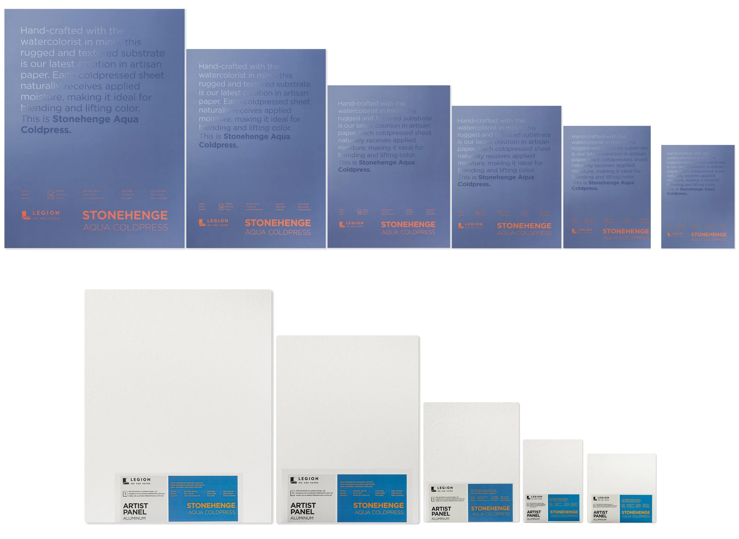 Stonehenge Aqua Coldpress | Legion Paper